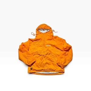 Vintage Storm Duds Tennessee Windbreaker Anorak Jacket Orange Mens Large